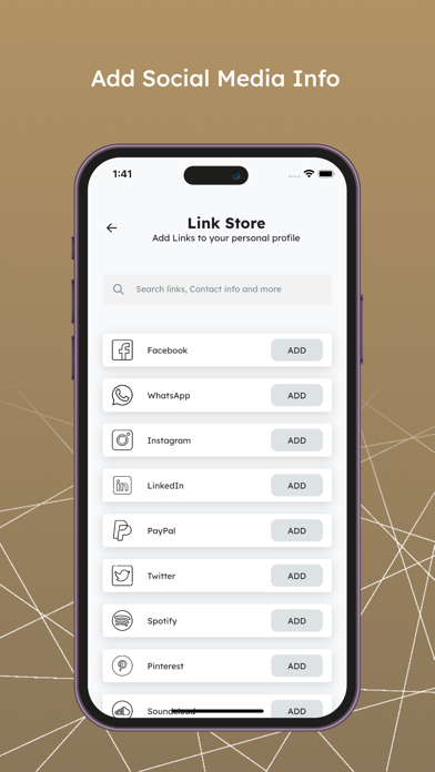 STAG - Digital Business Card Screenshot