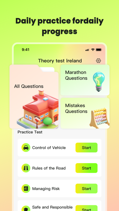 Screenshot #1 pour OFFICE Theory Test Ireland DTT