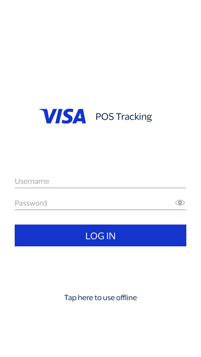 Visa POS Tracking Screenshot