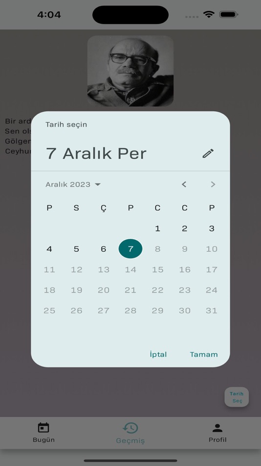 #4. Qr Takvim (iOS) By: Nuray Gunes