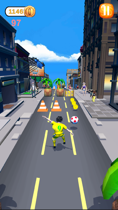 Kick And Run : Runner Game Screenshot