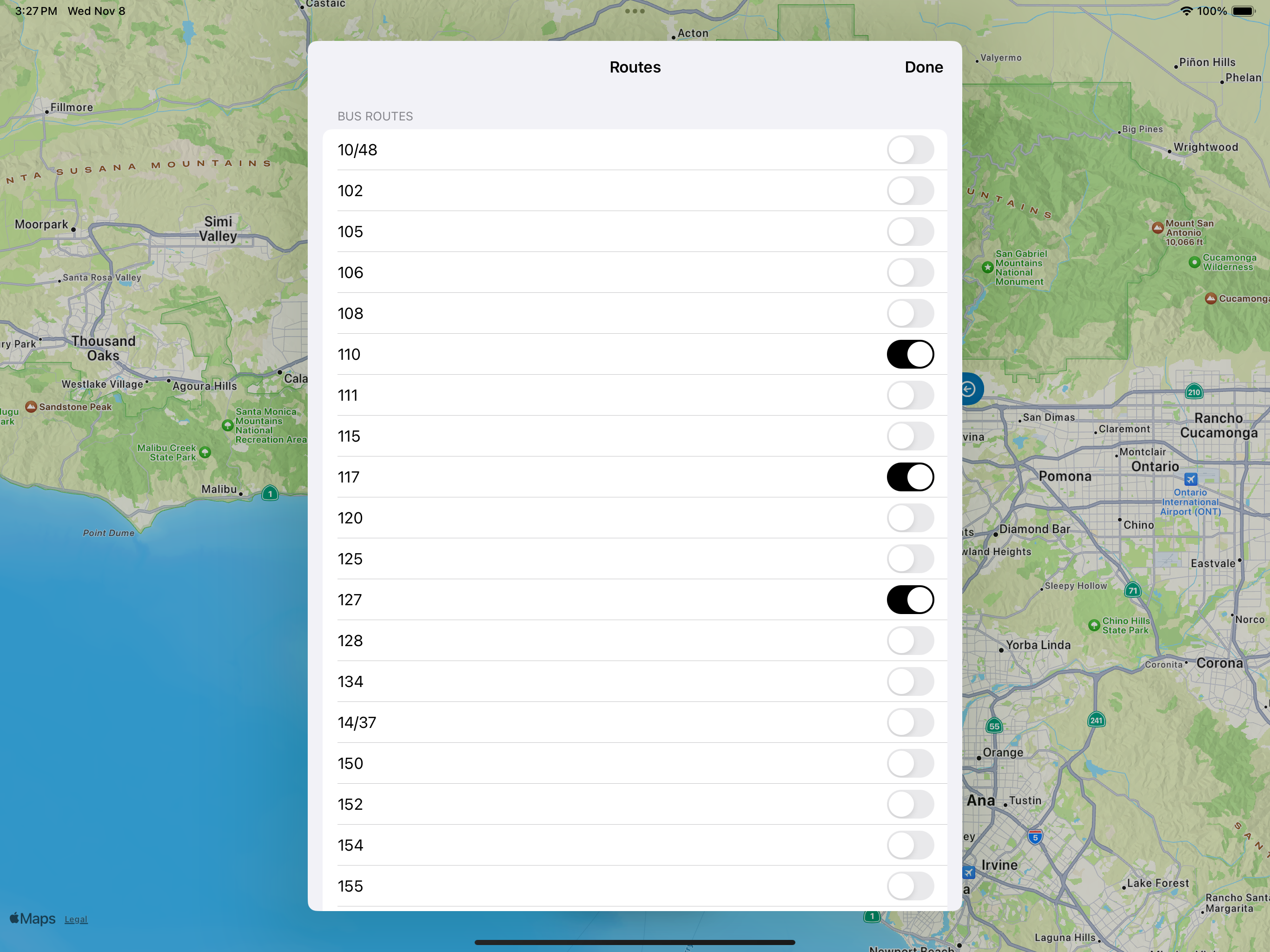 Live LA Metro Map
