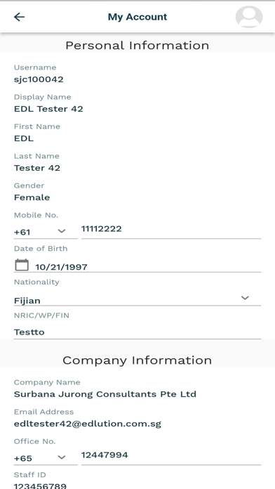 1nfiniti SAFETY Screenshot