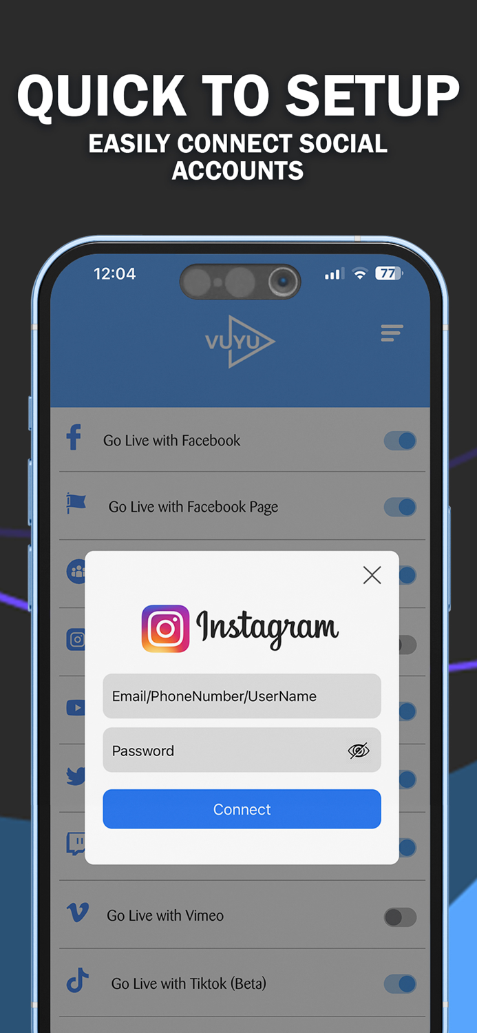 Vuyu -Live-Multi Social Stream