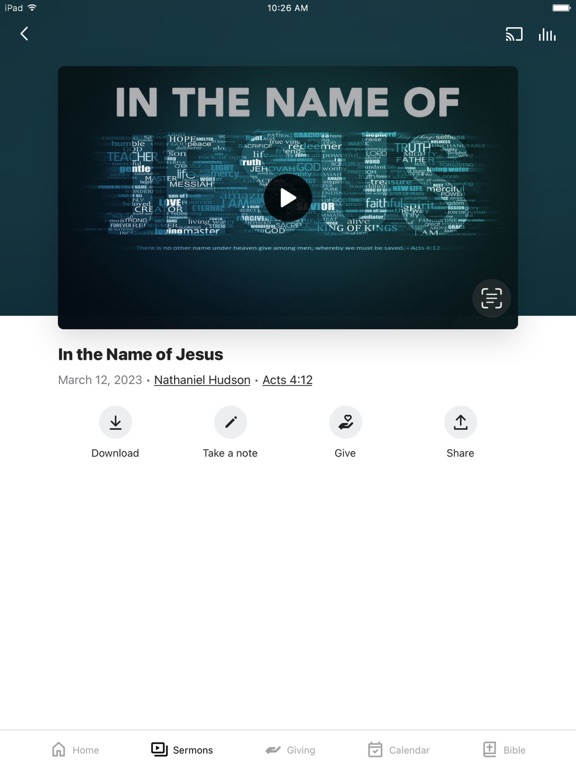 The River Church WV iPad screenshot 3 - Education app