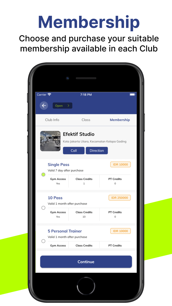 Efectifity Fitness Membership