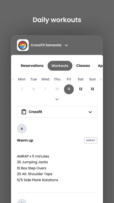 CrossFit Sarasota Screenshot