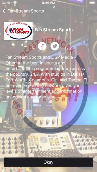 Fan Stream Sports - DSP Media Screenshot