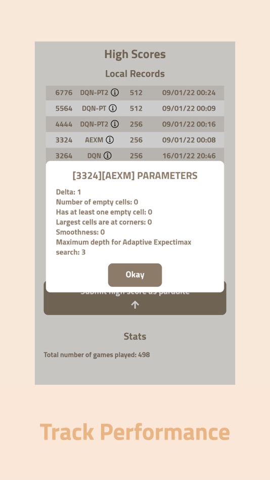 #4. AI Simulator: 2048 (iOS) Podle: AI Simulator