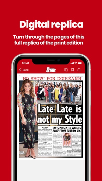 Irish Daily Star Newspaper Screenshot