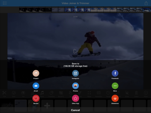 Video Joiner & Trimmer Pro Screenshot
