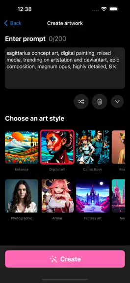Game screenshot WAMBO Dream - AI Art Generator hack