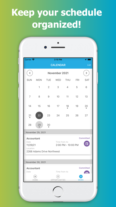 QTI Jobs Screenshot