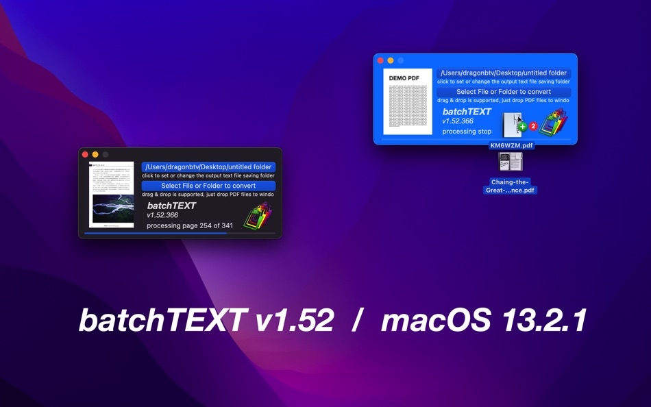 batchTEXT - 1.52 - (macOS)