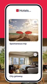 hotels.com: travel booking iphone screenshot 2