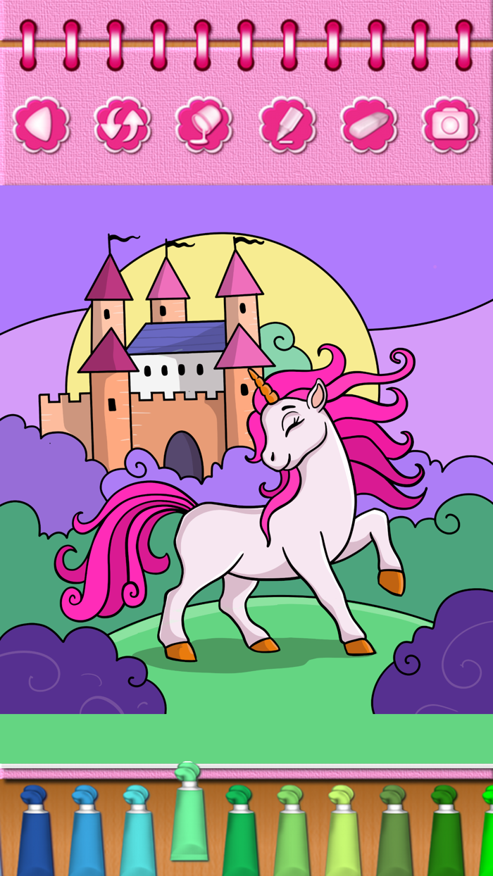 Pony Princess Coloring Book