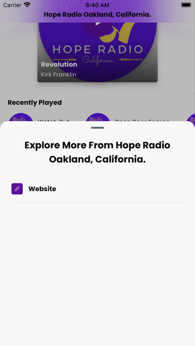 Screenshot #3 pour Hope Radio Oakland California