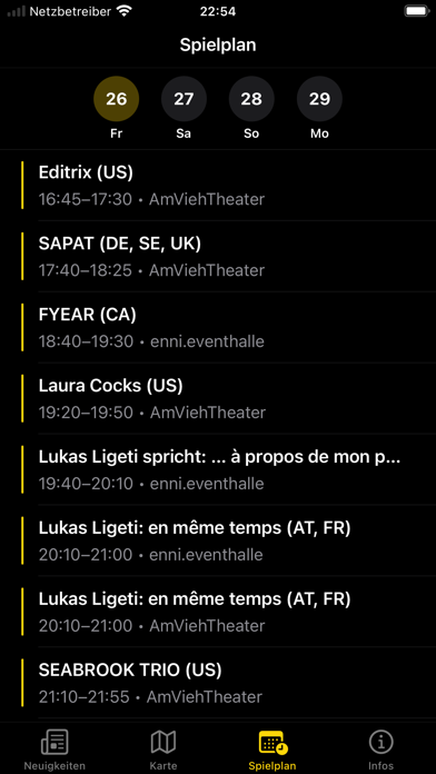 Screenshot #1 pour moers festival