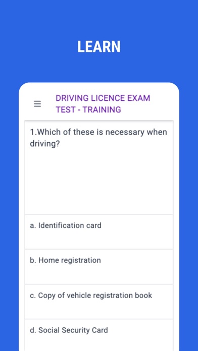 Driving License Exam Korea Screenshot