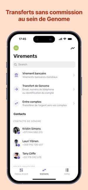 Génome: portefeuille mobile dans l'App Store