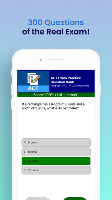 ACT Exam Practice Screenshot