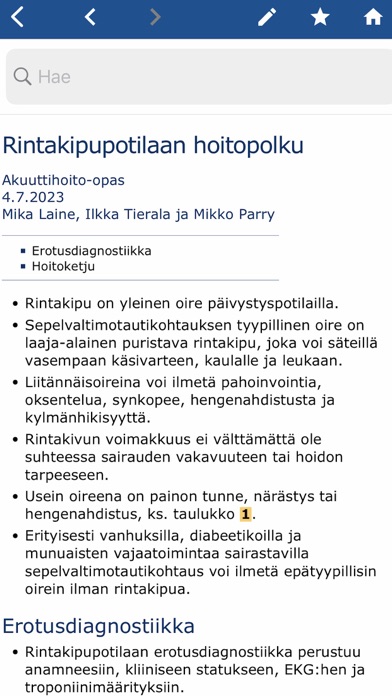 Screenshot #1 pour Akuuttihoito