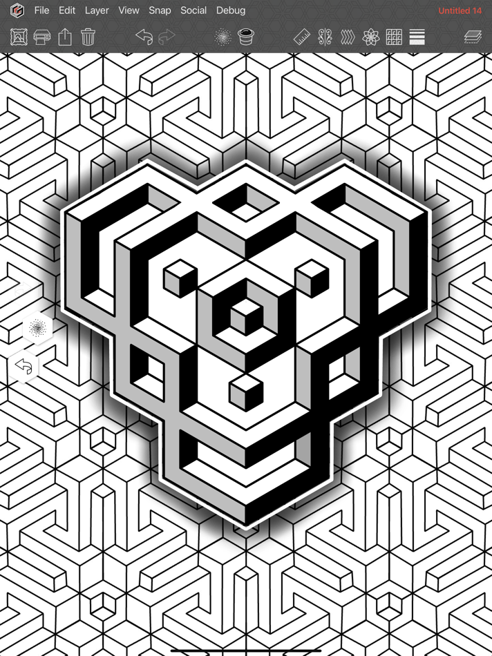 #8. Geometrica (iOS) Podle: TattooLoyal Inc.
