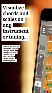 fretboard: chords & scales iphone screenshot 1