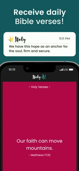 Game screenshot Holy - Daily Bible Verses apk