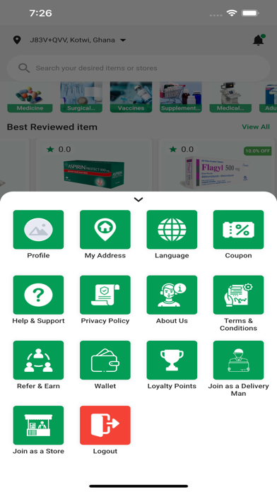 Universal Medical Stores Screenshot
