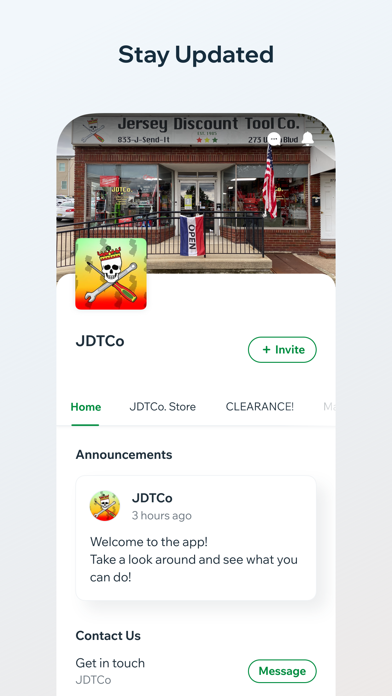 The JDTCo. App Screenshot