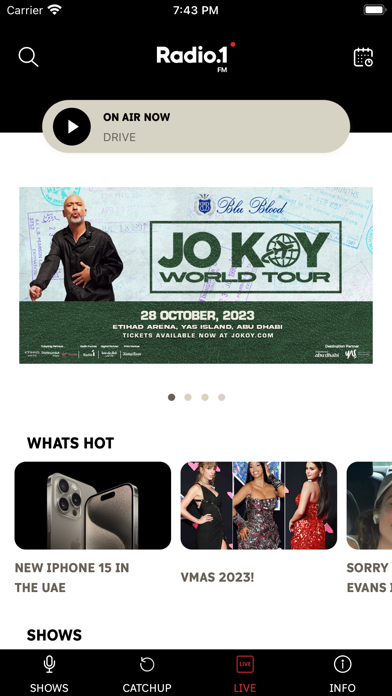 Radio 1 UAE Screenshot
