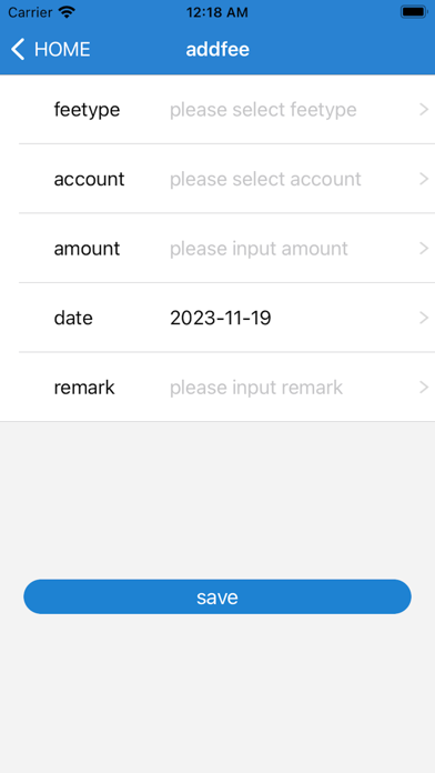 ExpenseChargeUp Screenshot