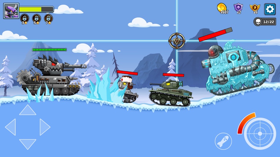 #5. Tank Battle! (iOS) Podle: Hoa Pham