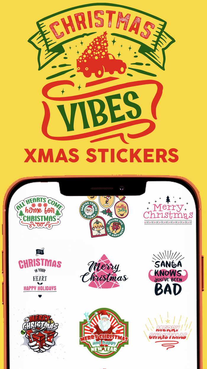 Christmas Vibes Stickers