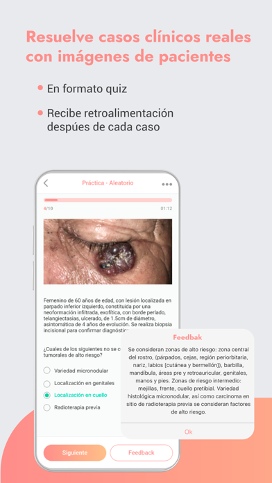 Reto Dermatología Screenshot