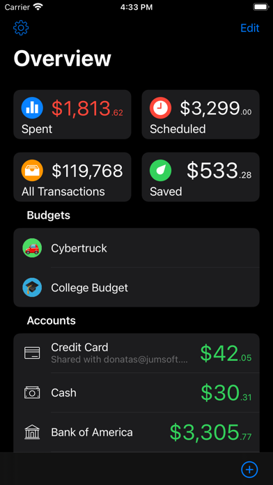 Money - Track & Budget Finance Screenshot