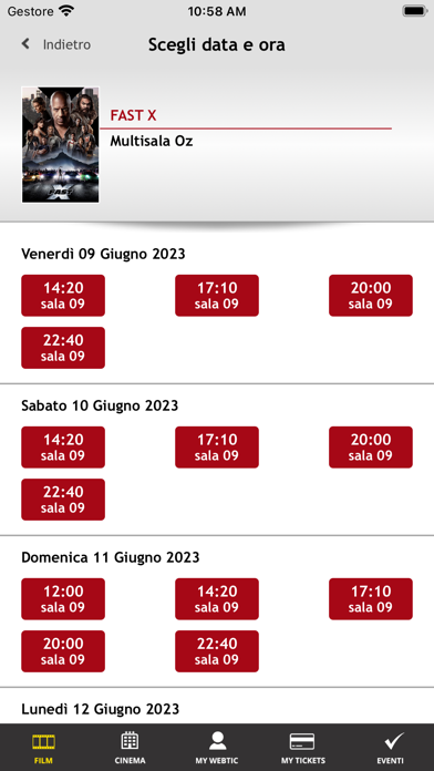 Webtic Il Regno del Cinema Screenshot