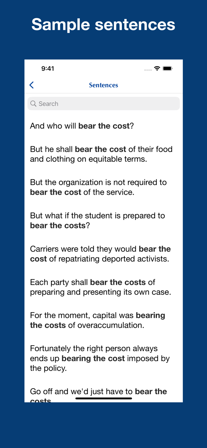 Collocations for IELTS test