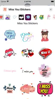 miss you istickers problems & solutions and troubleshooting guide - 2