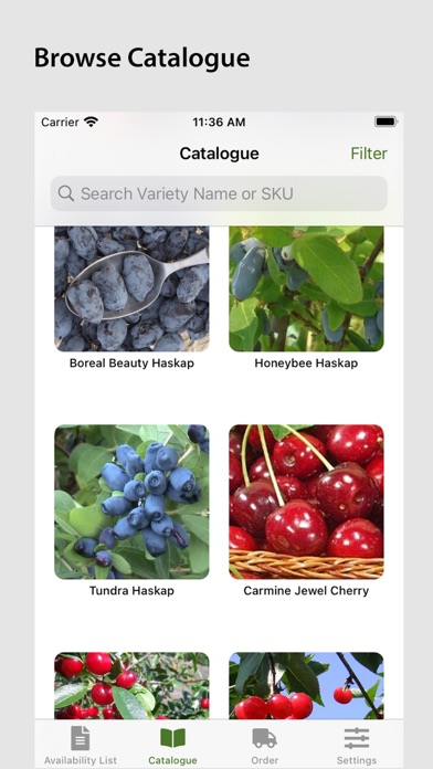 Vanstone Nurseries Screenshot