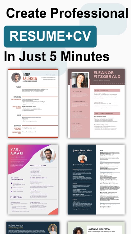 Professional ResumeCV  Builder