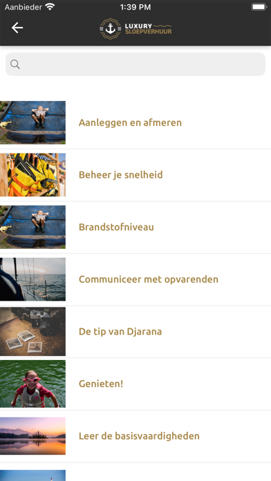 Luxury Sloepverhuur Screenshot