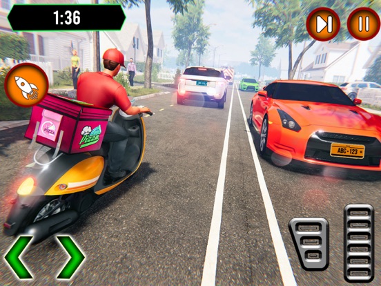 Good Pizza Food Delivery Boy iPad screenshot 4 - Games app