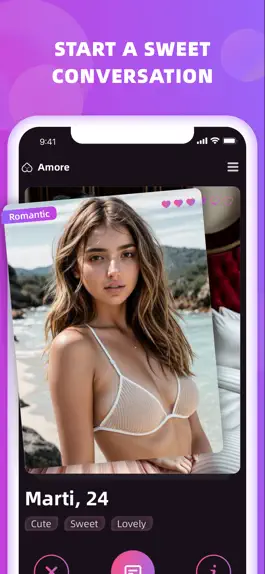 Game screenshot AmoreChat - Your AI Girlfriend apk