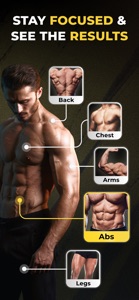 Muscle Workout 4Men by Slimkit screenshot #3 for iPhone