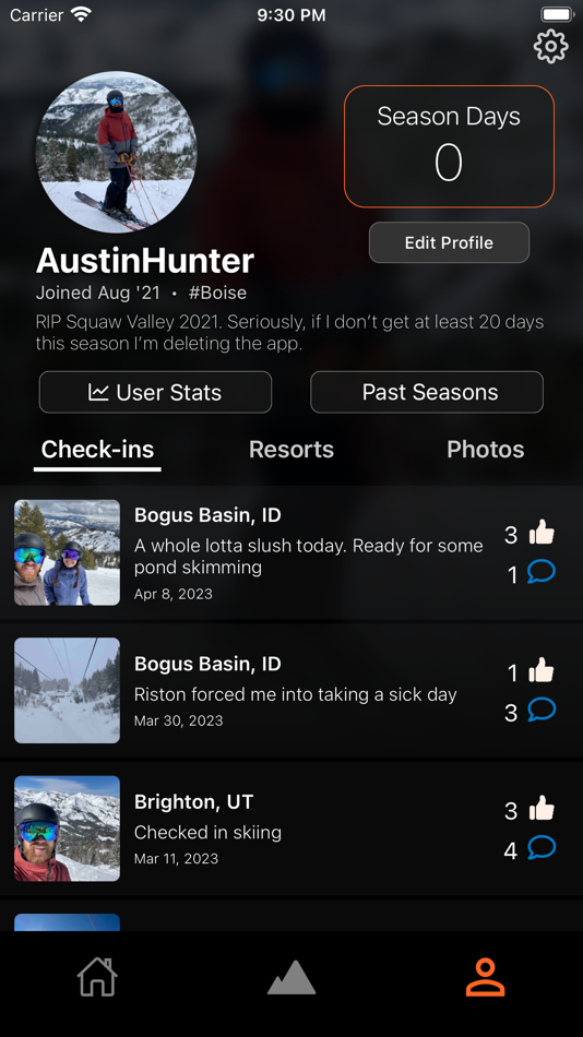 #2. Summit Stats (iOS) 由: Austin Hunter