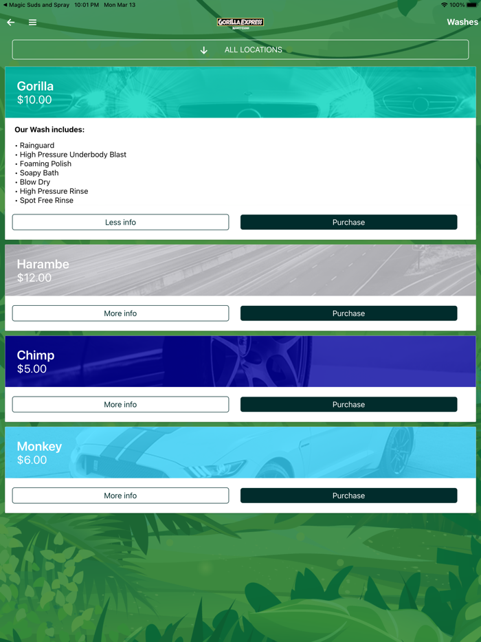 Gorilla Express Self Serve