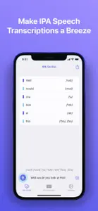 IPA Scribe: IPA Transcriptions screenshot #1 for iPhone