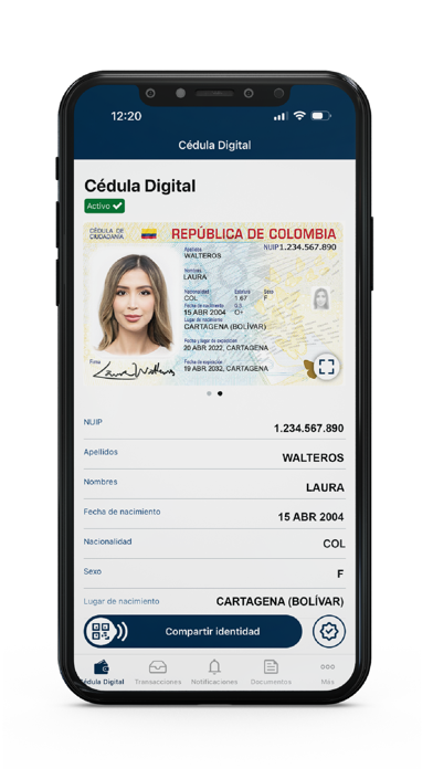Cedula Digital Colombia Screenshot